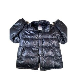 Moncler  Vintage Black Puffer Down Jacket Flaws Medium Hoodie